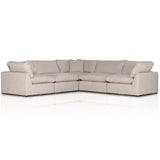 Stevie 5 Piece Sectional, Gibson Wheat