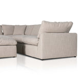 Stevie 5 Piece Sectional w/ Ottoman, Gibson Wheat