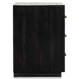 Suki Large Nightstand, Burnished Black