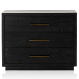 Suki Large Nightstand, Burnished Black