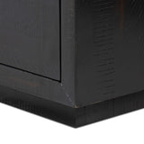 Suki Large Nightstand, Burnished Black