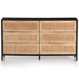 Sydney 6 Drawer Dresser, Black-Furniture - Bedroom-High Fashion Home