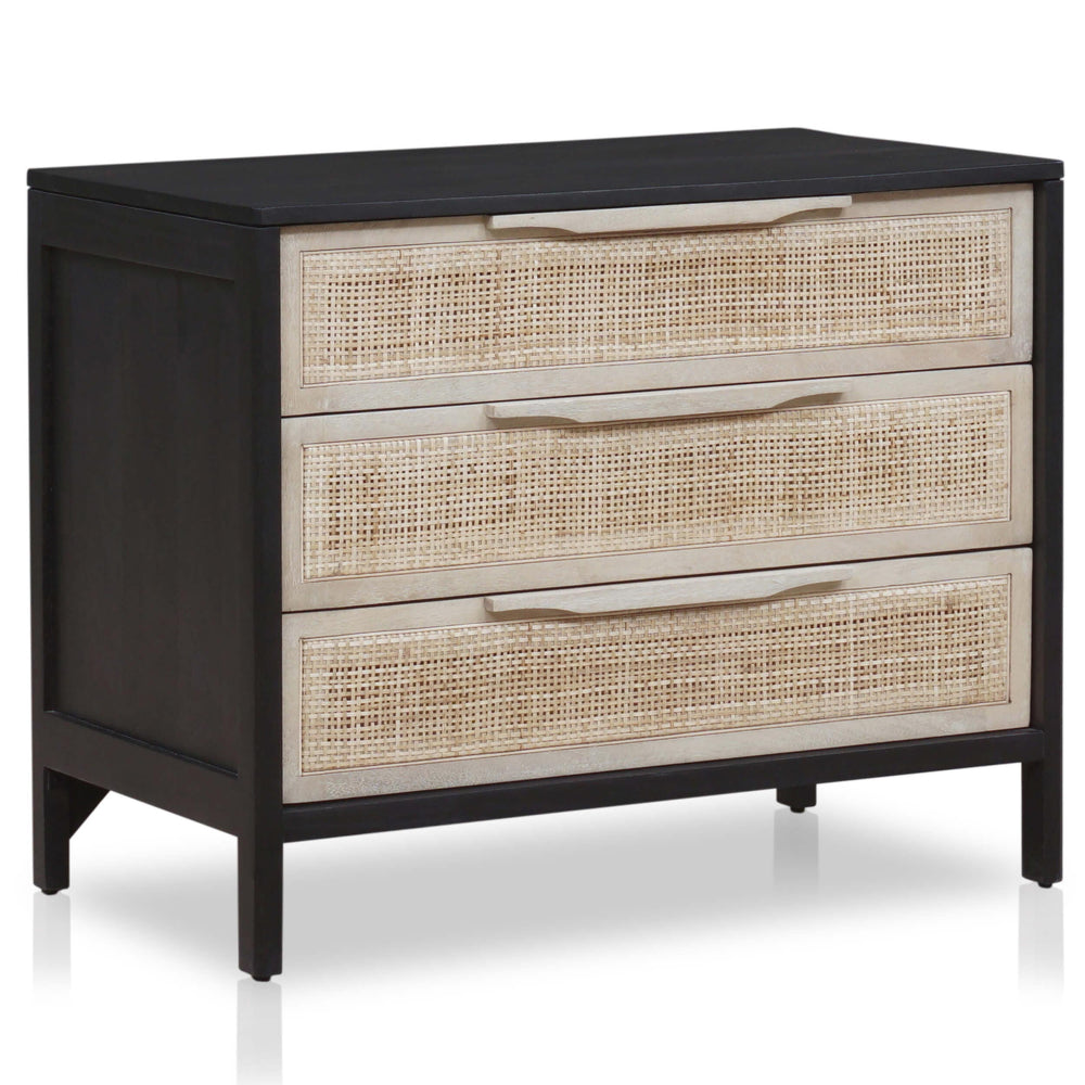 Sydney Large Nightstand, Black Wash