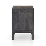 Sydney Nightstand, Black Wash-Furniture - Bedroom-High Fashion Home