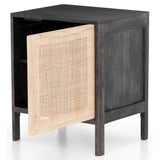 Sydney Nightstand, Black Wash-Furniture - Bedroom-High Fashion Home