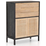 Sydney Tall Dresser, Black Wash - Furniture - Bedroom - High Fashion Home