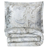 Theo Duvet Set, Grey/Ivory