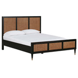 Sierra Bed, Noir-Furniture - Bedroom-High Fashion Home