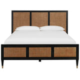 Sierra Bed, Noir-Furniture - Bedroom-High Fashion Home