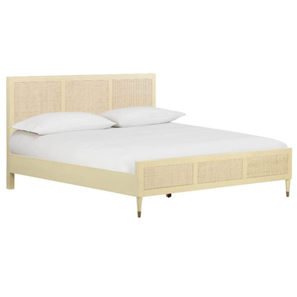 Sierra Bed, Buttermilk-Furniture - Bedroom-High Fashion Home