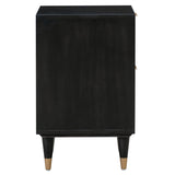 Sierra Nightstand, Noir-Furniture - Bedroom-High Fashion Home