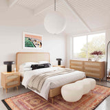 Carmen Cane Bed-Furniture - Bedroom-High Fashion Home