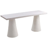 Dayana Desk, Faux Plaster-Furniture - Office-High Fashion Home