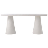 Dayana Desk, Faux Plaster-Furniture - Office-High Fashion Home