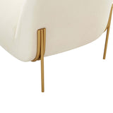 Kandra Chair, Cream-Furniture - Chairs-High Fashion Home