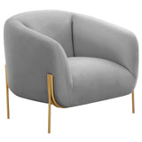 Kandra Chair, Grey-Furniture - Chairs-High Fashion Home