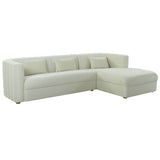 Callie Sectional RAF, Cream-Furniture - Sofas-High Fashion Home