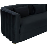 Callie Sectional RAF, Black-Furniture - Sofas-High Fashion Home