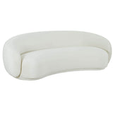 Kendall Velvet Sofa, Cream-Furniture - Sofas-High Fashion Home