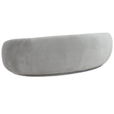 Kendall Velvet Sofa, Light Grey-Furniture - Sofas-High Fashion Home