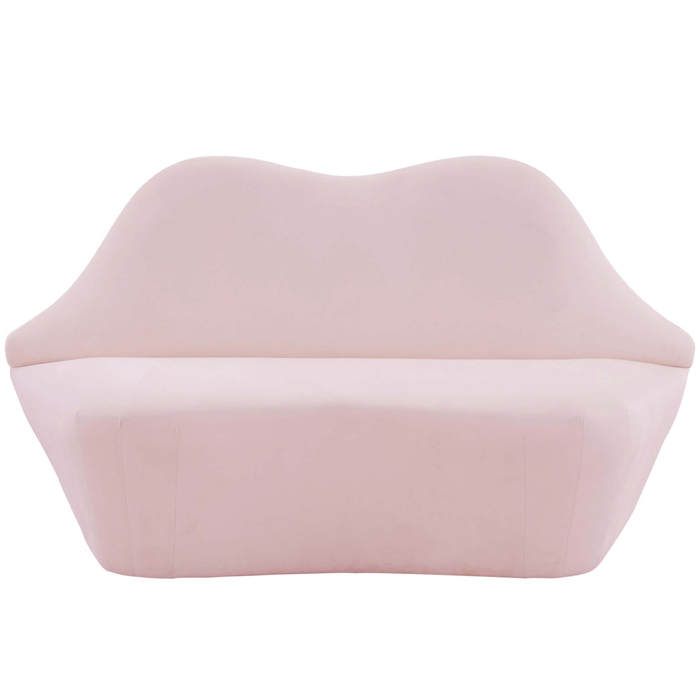 Lips Settee, Blush-Furniture - Sofas-High Fashion Home