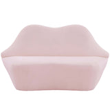 Lips Settee, Blush-Furniture - Sofas-High Fashion Home