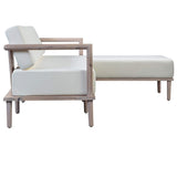 Emerson Outdoor Sectional RAF, Cream-Furniture - Sofas-High Fashion Home