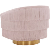 Flapper Swivel Chair, Blush-Furniture - Chairs-High Fashion Home