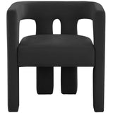 Sloane Velvet Chair, Black-Furniture - Chairs-High Fashion Home