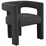 Sloane Velvet Chair, Black-Furniture - Chairs-High Fashion Home