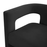 Sloane Velvet Chair, Black-Furniture - Chairs-High Fashion Home