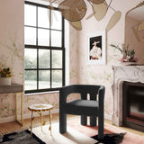 Sloane Velvet Chair, Black-Furniture - Chairs-High Fashion Home