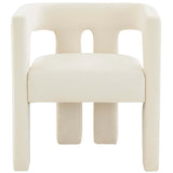 Sloane Velvet Chair, Cream-Furniture - Chairs-High Fashion Home