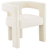 Sloane Velvet Chair, Cream-Furniture - Chairs-High Fashion Home