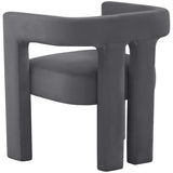 Sloane Velvet Chair, Dark Grey-Furniture - Chairs-High Fashion Home