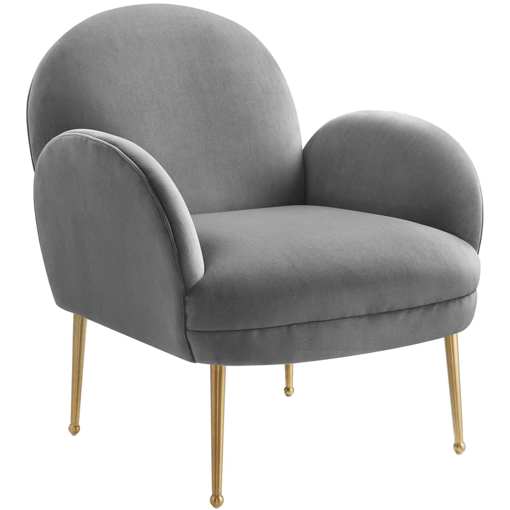 Gwen Chair, Grey - Modern Furniture - Accent Chairs - High Fashion Home