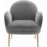 Gwen Chair, Grey - Modern Furniture - Accent Chairs - High Fashion Home