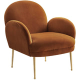 Gwen Chair, Cognac - Modern Furniture - Accent Chairs - High Fashion Home