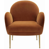 Gwen Chair, Cognac - Modern Furniture - Accent Chairs - High Fashion Home