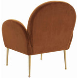 Gwen Chair, Cognac - Modern Furniture - Accent Chairs - High Fashion Home