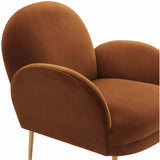 Gwen Chair, Cognac - Modern Furniture - Accent Chairs - High Fashion Home