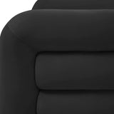 Curves Lounge Chair, Black-Furniture - Chairs-High Fashion Home