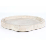 Tadeo Round Tray, Ivory-Accessories-High Fashion Home