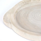 Tadeo Round Tray, Ivory-Accessories-High Fashion Home