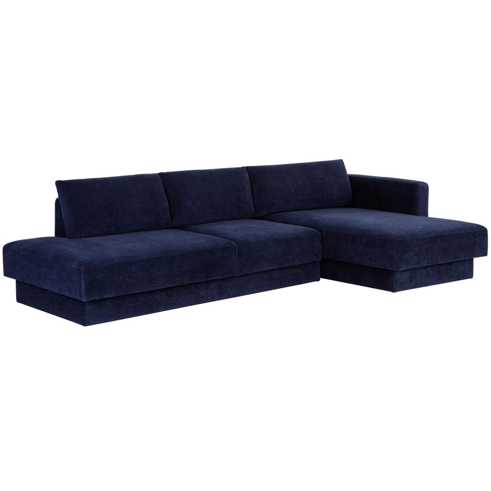 Tecoma RAF Sectional, Danny Navy-Furniture - Sofas-High Fashion Home