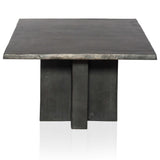 Terrell Outdoor Coffee Table, Aged Grey