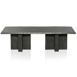 Terrell Outdoor Coffee Table, Aged Grey