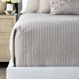 Tessa Quilted Coverlet, Raffia-BedBath-High Fashion Home