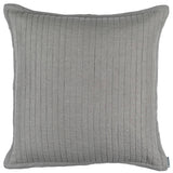 Tessa Quilted Pillow Sham, Grey-Accessories-High Fashion Home