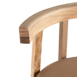 Tex Leather Counter Stool, Natural-Furniture - Dining-High Fashion Home